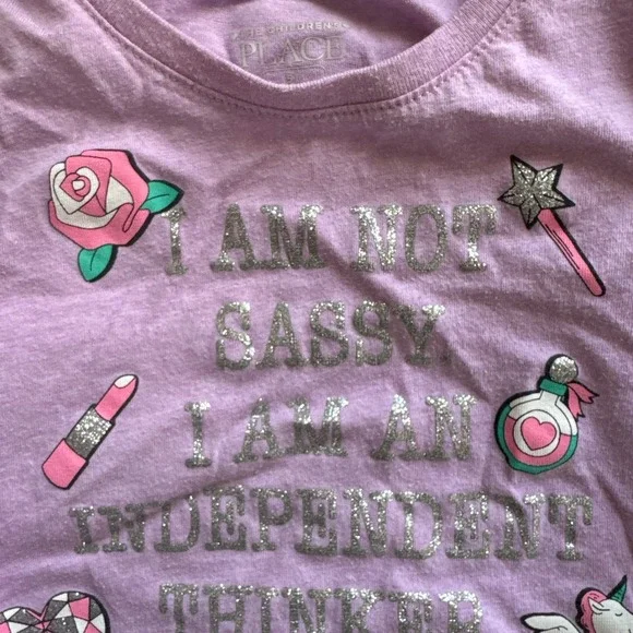 Girls Lot Size 5T Unicorn Jeans Tops Sweatshirt Bundle Cat & Jack Jumping Beans - Picture 8 of 10